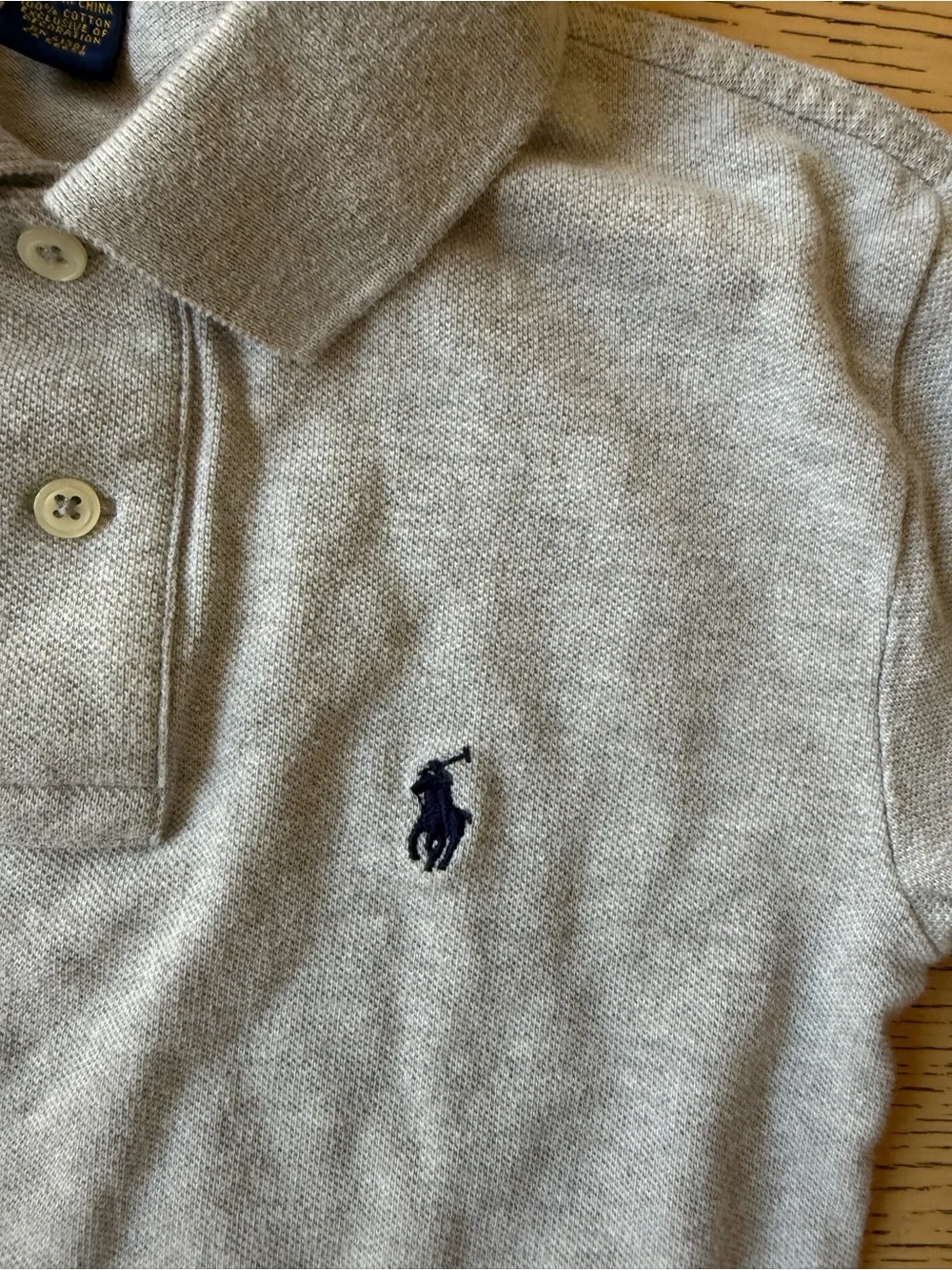 Ralph Lauren Kids 3-Piece Polo & Tees in Black and Light Gray
